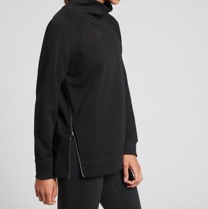 Athleta BNWT cozy Karma side zio funnel neck